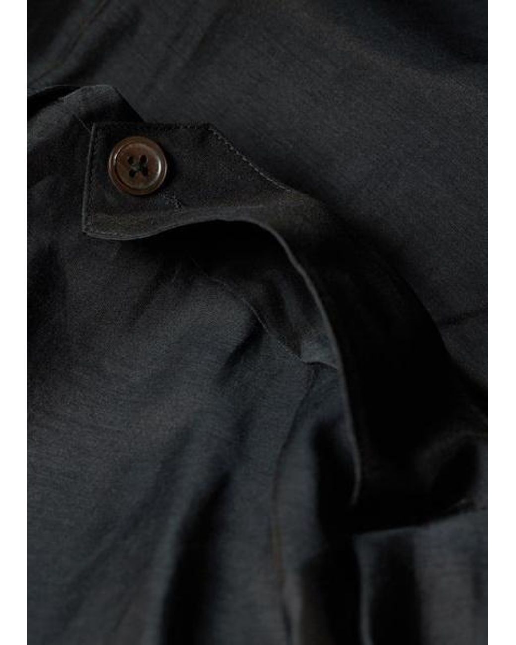Paul Smith Black Cotton-Silk Organza Shirt