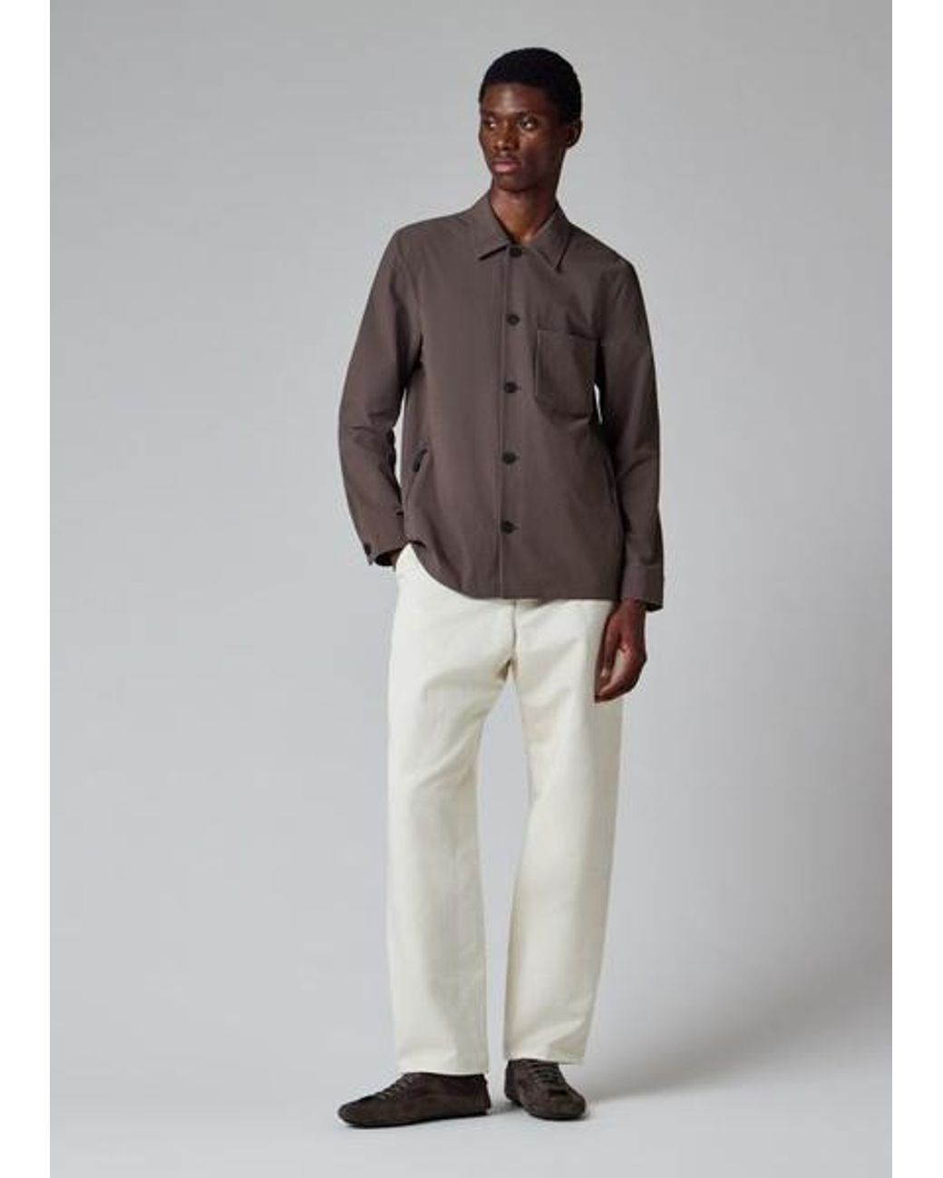 Paul Smith Brown Cordura Travel Jacket for men