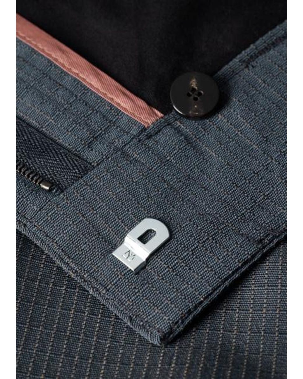 Paul Smith Blue Wool-Ripstop Trousers for men