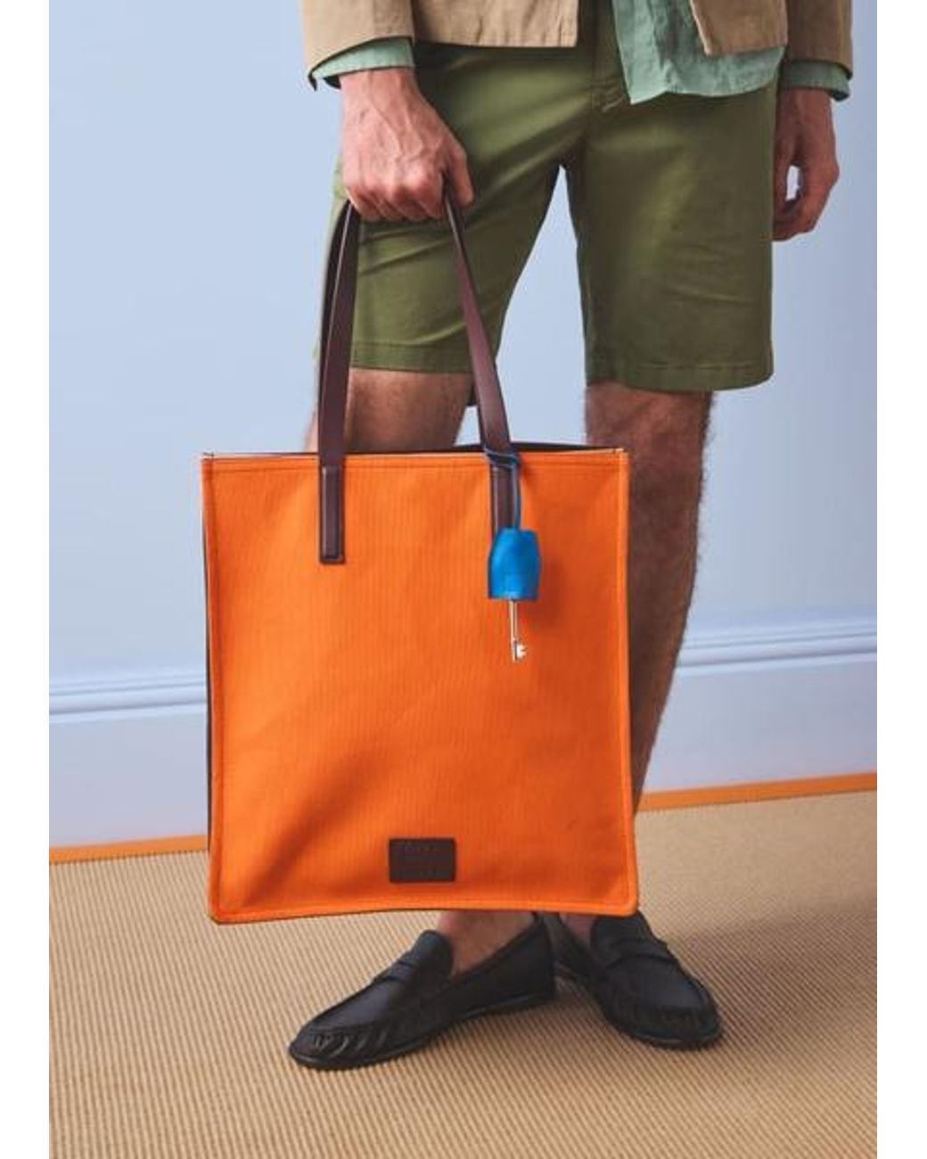 Paul Smith Blue Organic-Cotton Shorts for men
