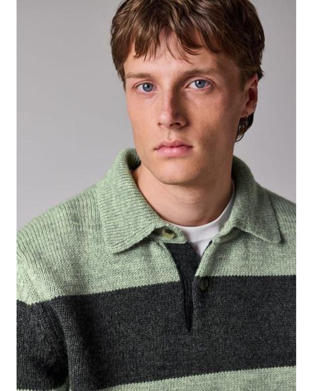 Paul Smith Green V-Neck Knitwear for men