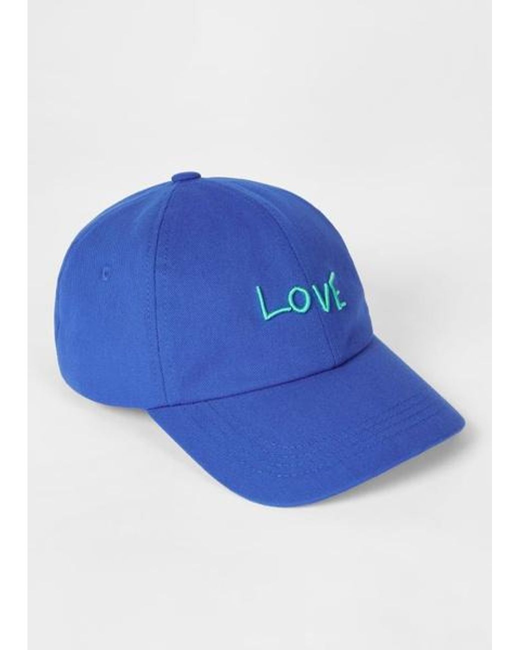 Paul Smith Blue Cobalt 'Love' Cap for men