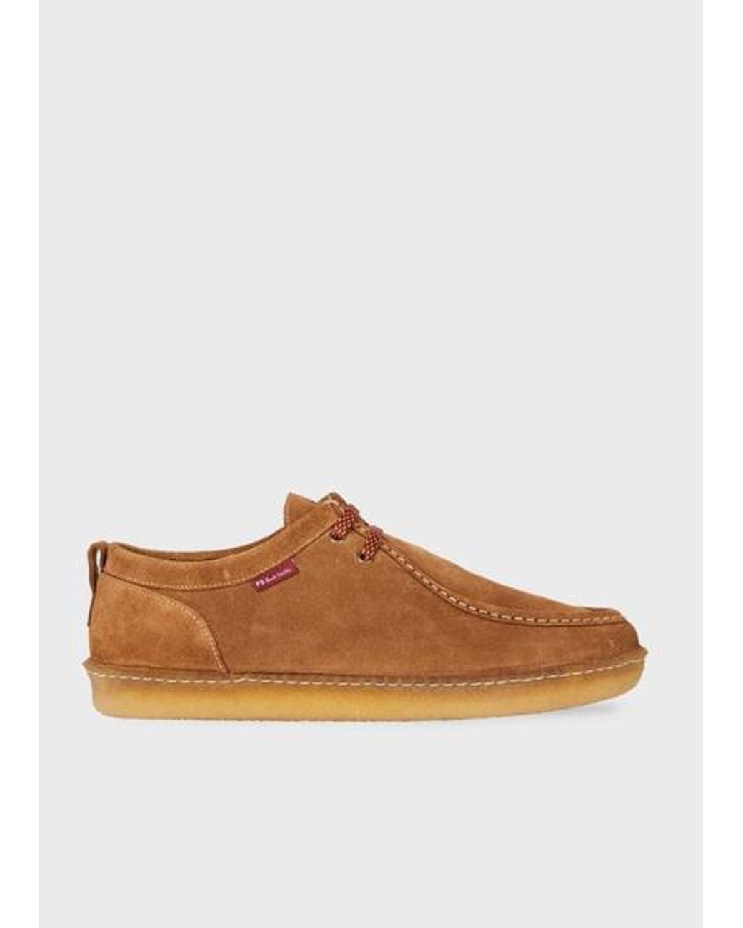 Paul Smith Brown Suede 'Buster' Shoes for men