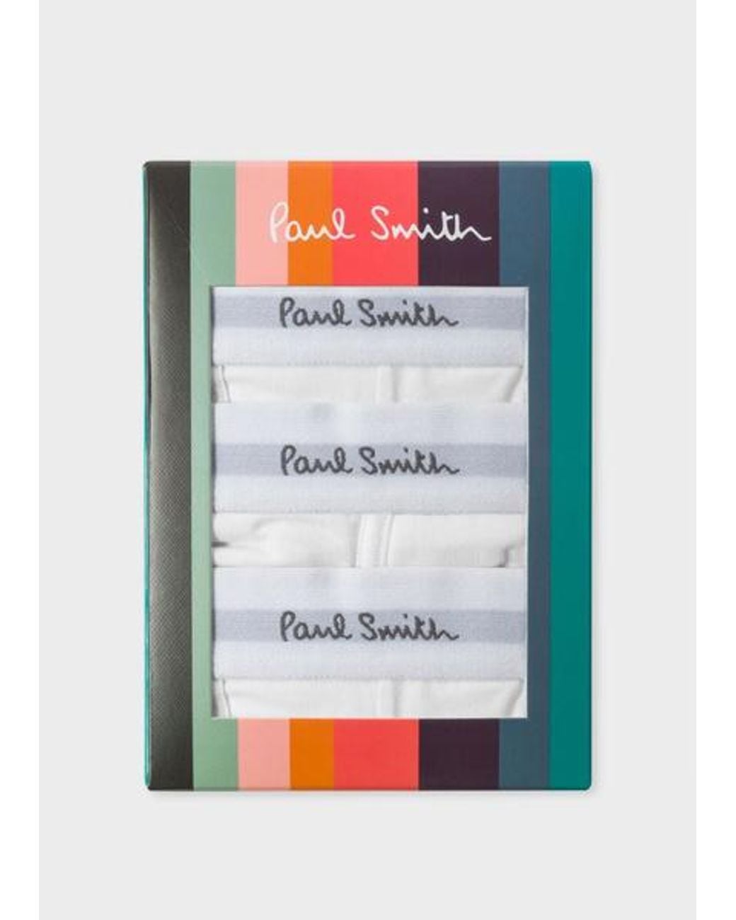 Paul Smith White 3 Pack Underwear Size: S, Col: S for men