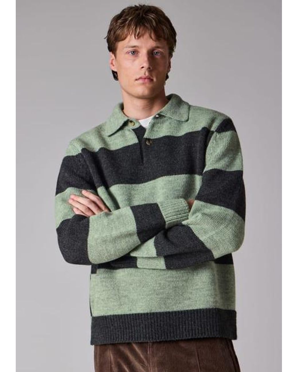 Paul Smith Green V-Neck Knitwear for men