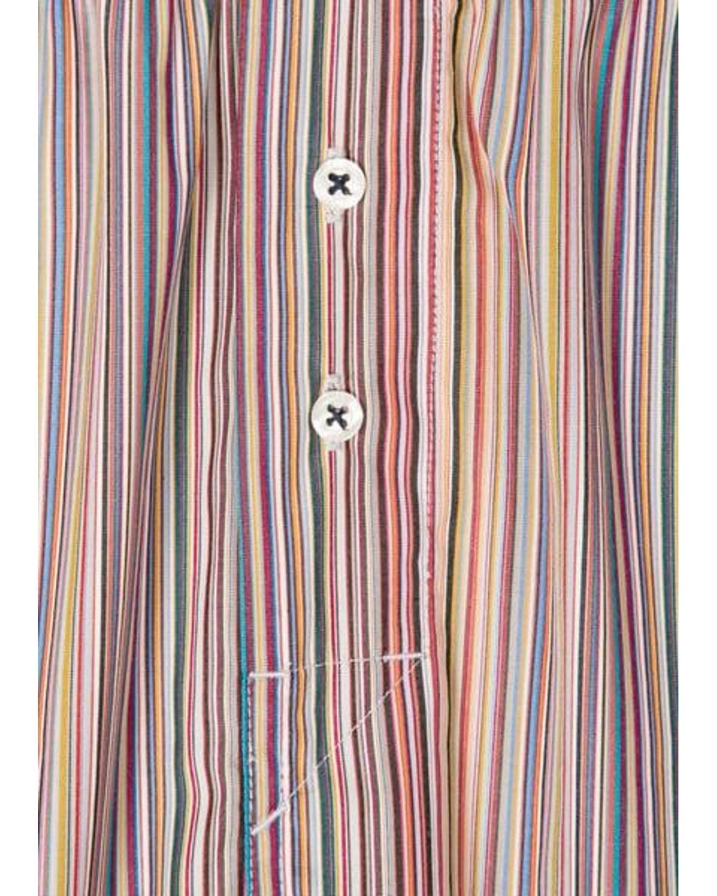 Paul Smith Pink 'Signature Stripe' Cotton Boxer Shorts for men
