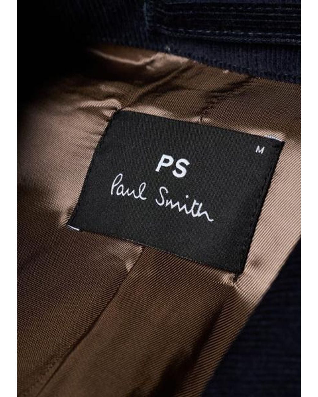 Paul Smith Blue Corduroy Work Jacket for men