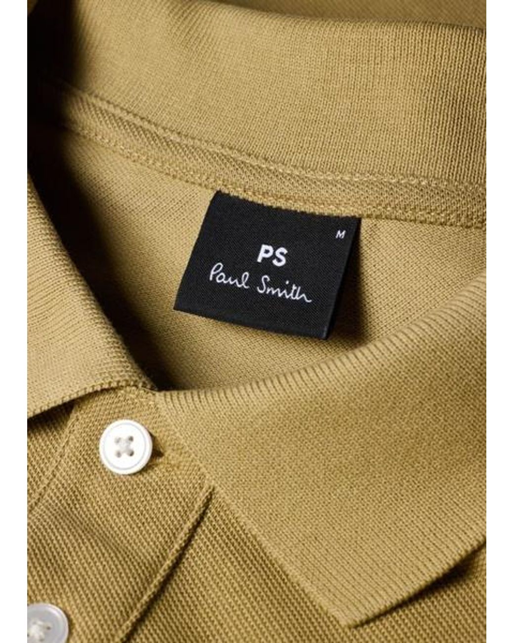 Paul Smith Green Organic Cotton Zebra Polo Shirt for men