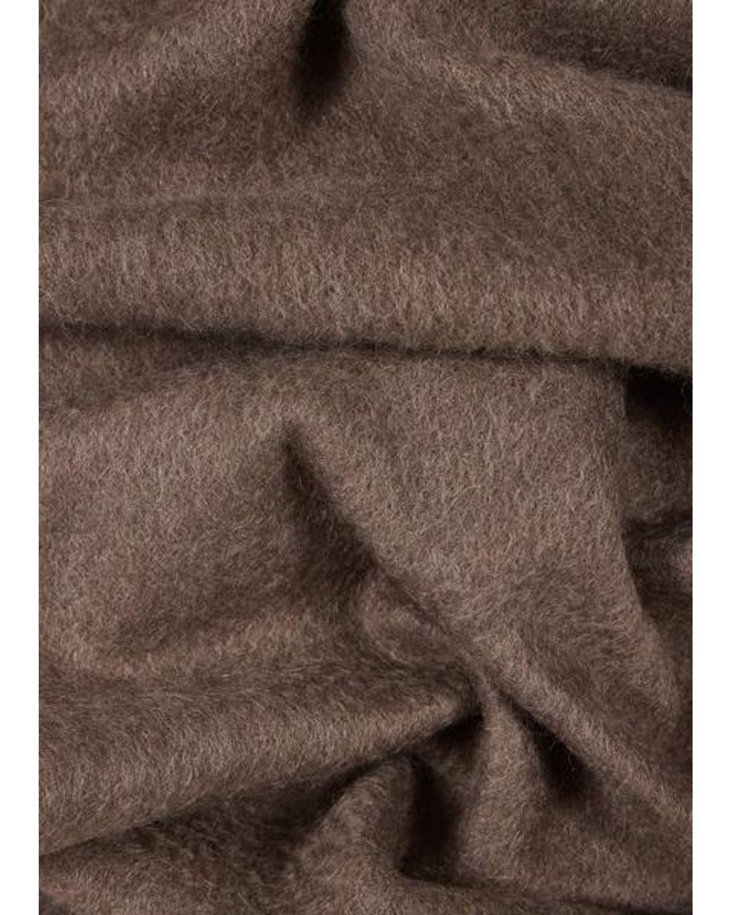 Paul Smith Brown Taupe Cashmere Logo Scarf for men