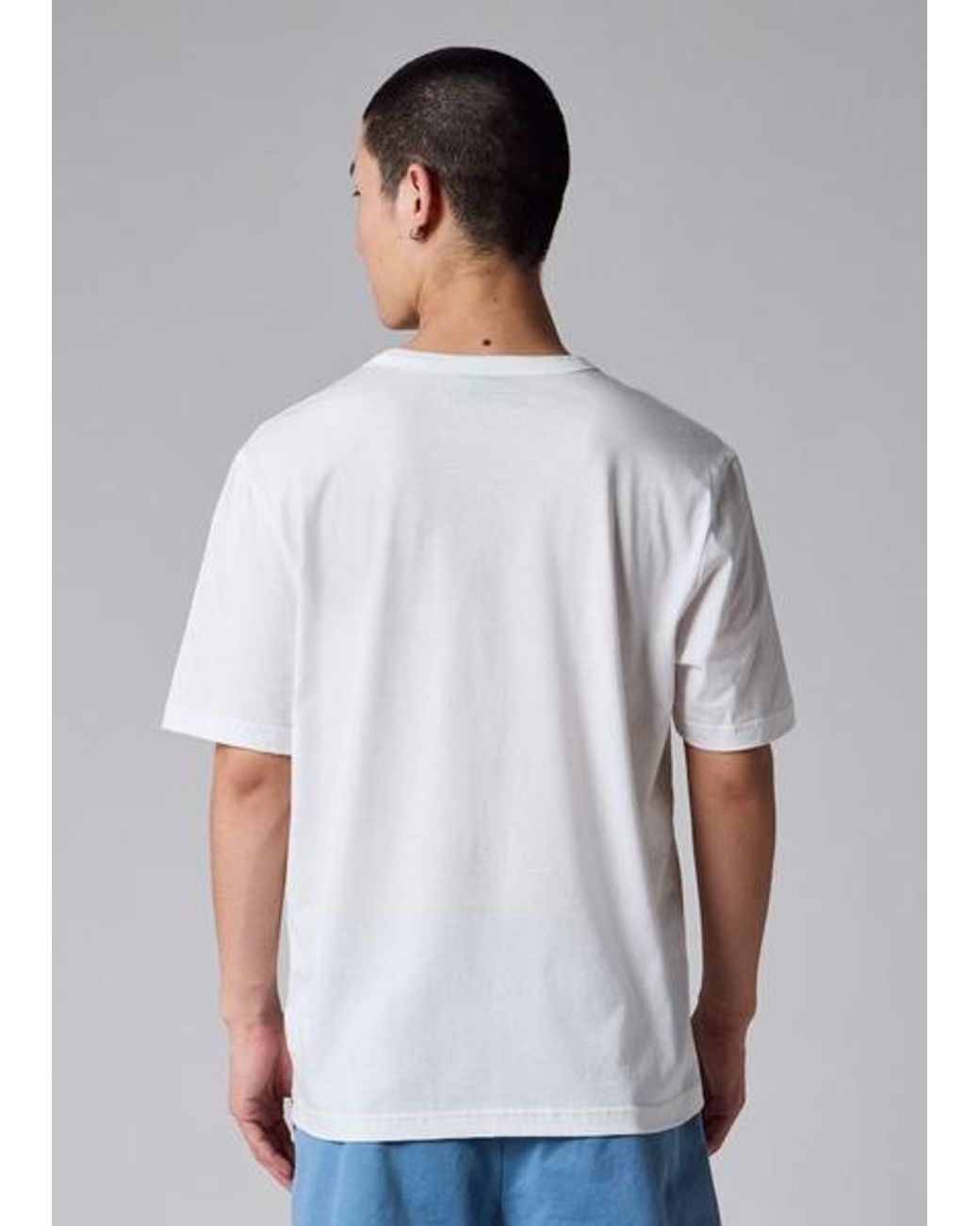 Paul Smith White 'Zine Floral' Organic-Cotton T-Shirt for men