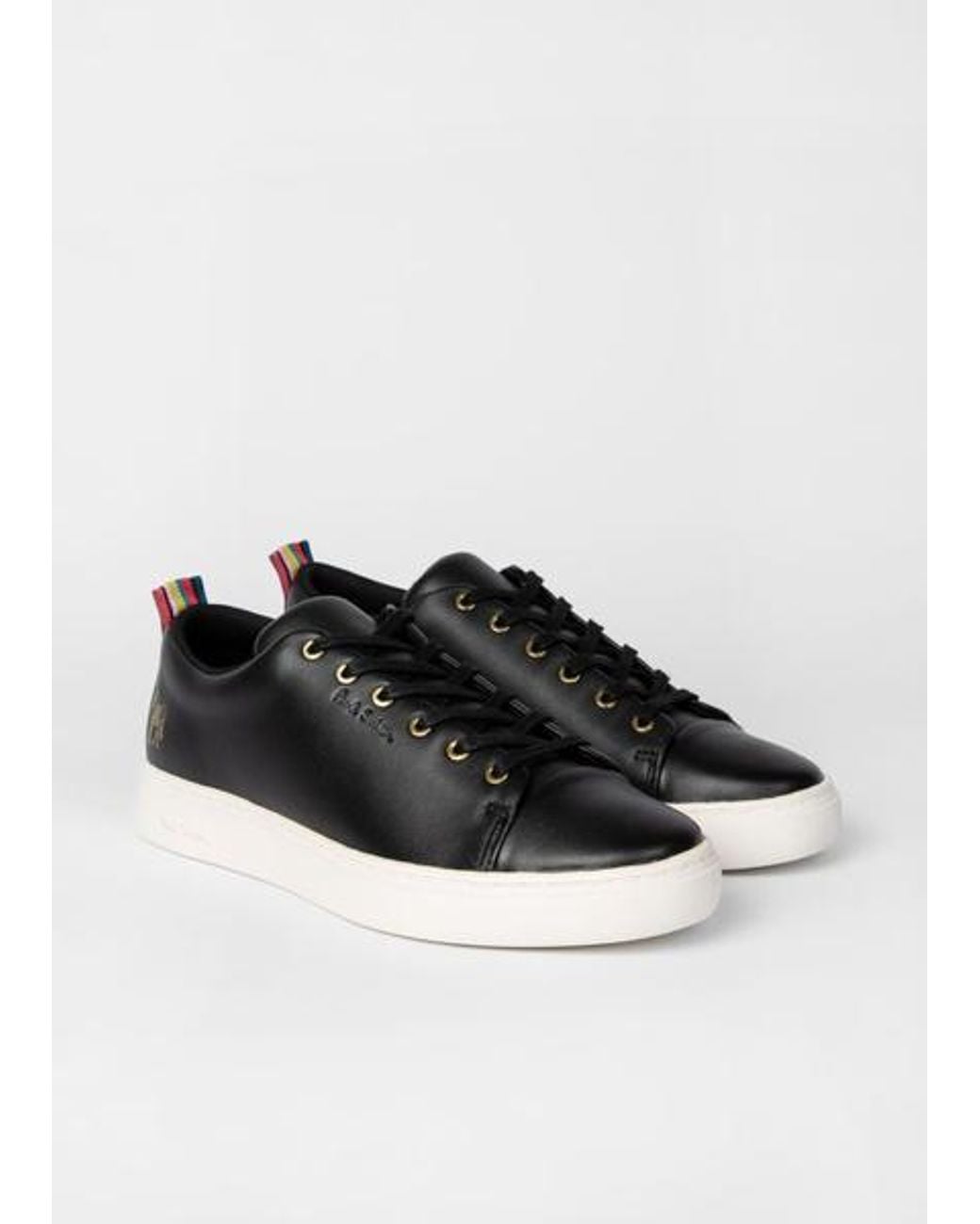 Paul Smith Black Lee Leather Trainers