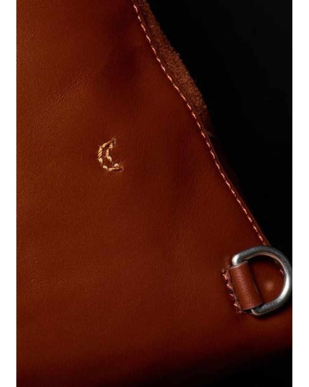 Paul Smith Red Suede Slingback Bag for men