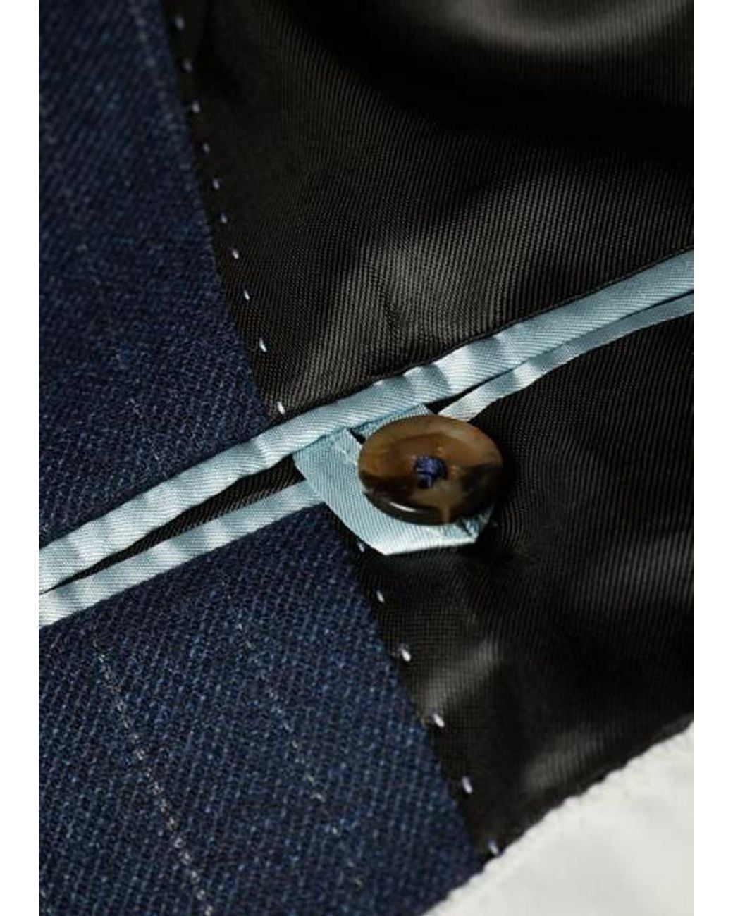 Paul Smith Blue Chalk Stripe Wool-Blend Blazer