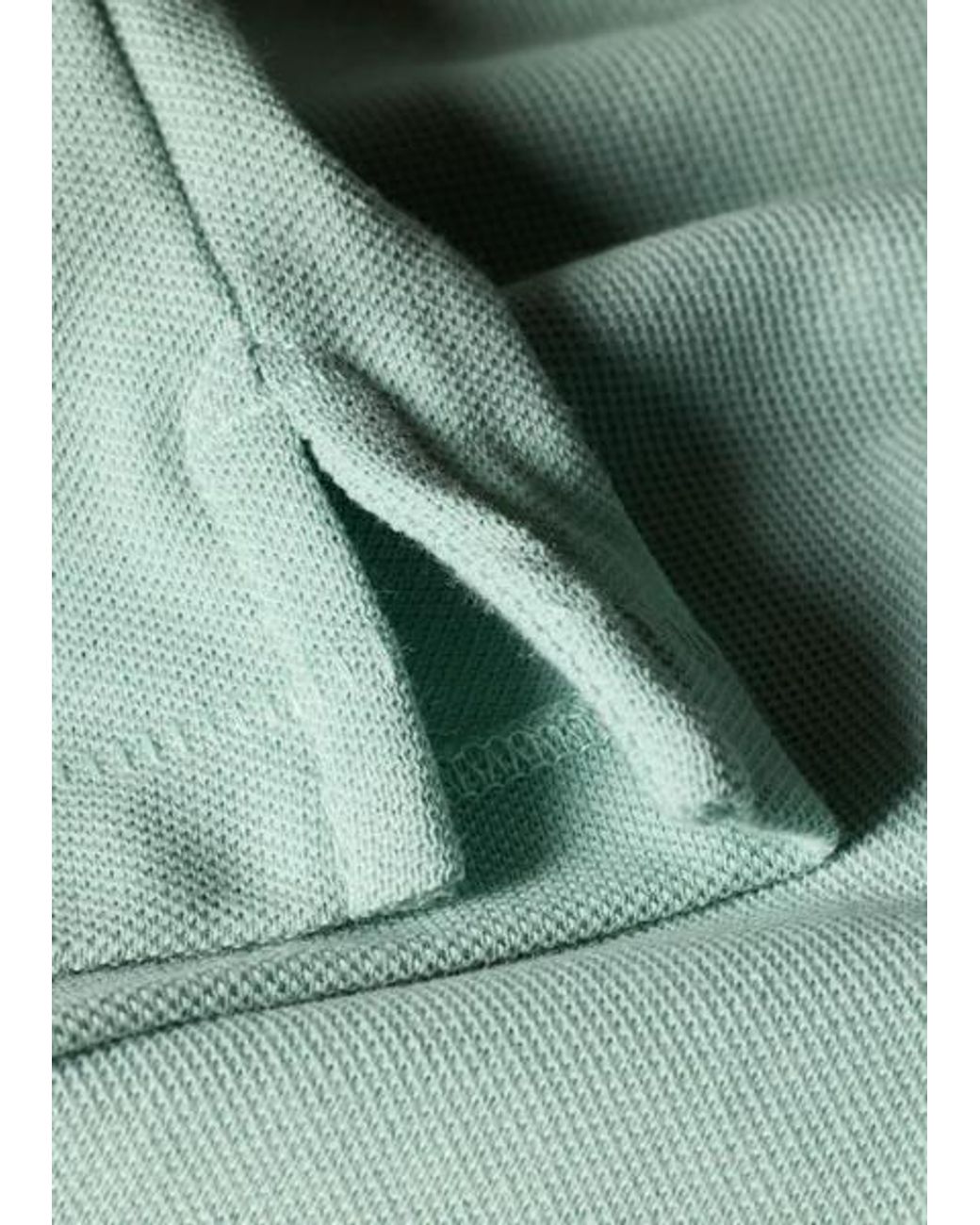 Paul Smith Green Mint Organic Cotton Zebra Polo Shirt for men
