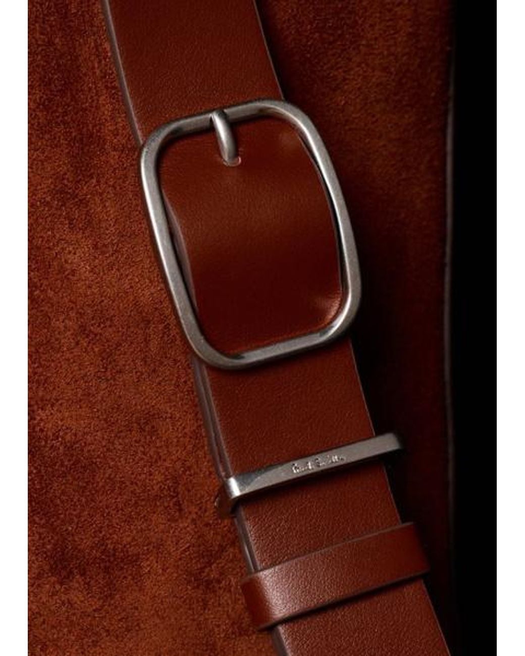 Paul Smith Red Suede Slingback Bag for men