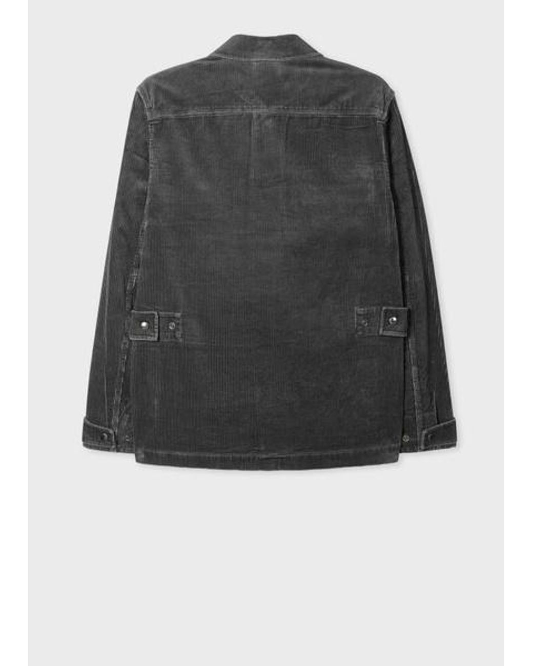 Paul Smith Black Corduroy Utility Jacket for men