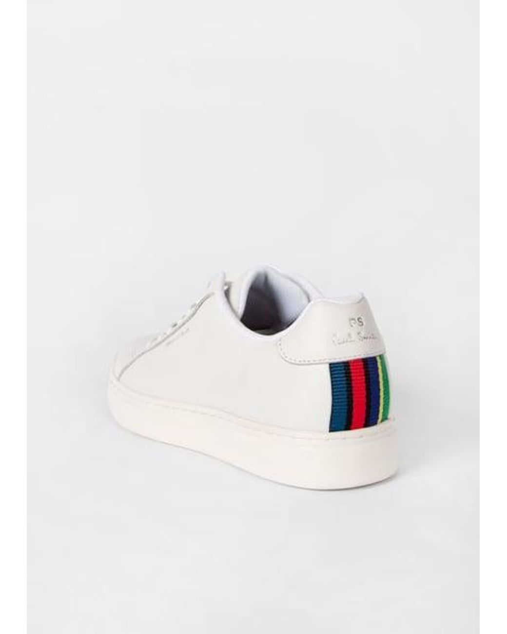 Paul Smith Natural Mens Shoe Rex White Tape for men