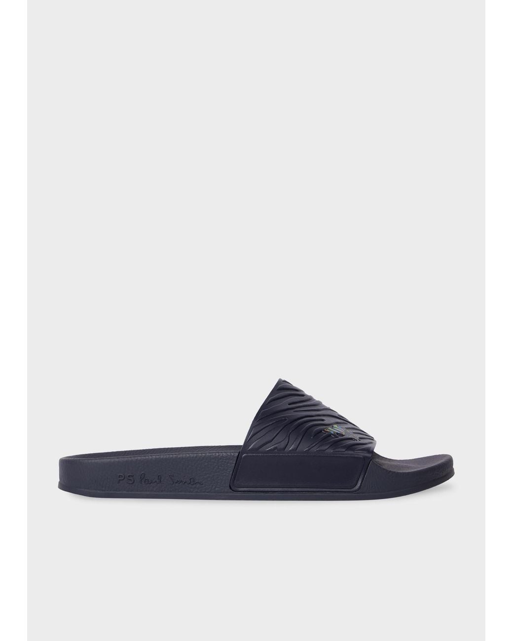 Paul Smith Blue Zebra 'Zed' Slides for men