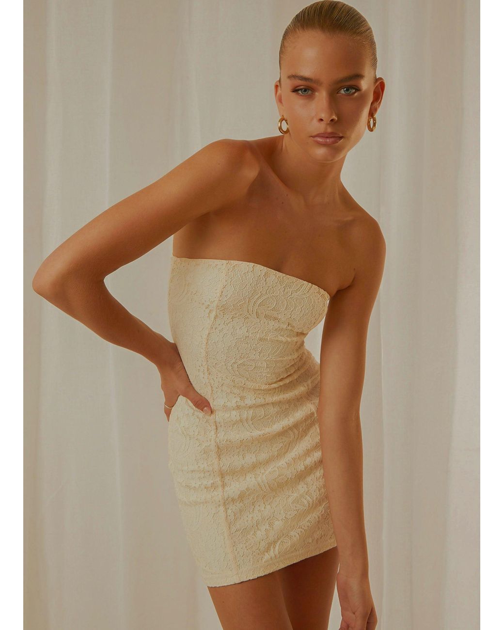 lucy in the sky white dress