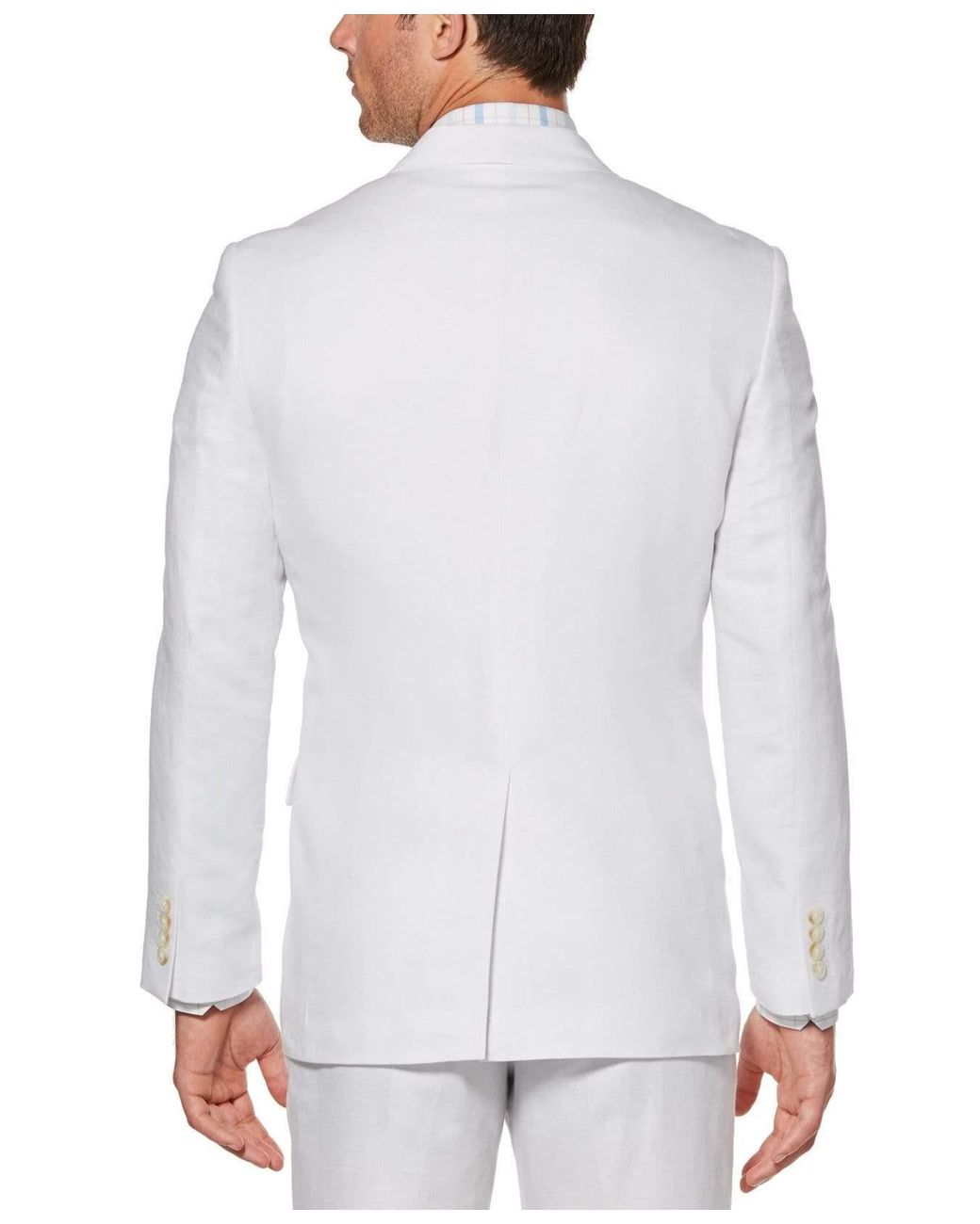 Perry Ellis Big Tall Linen Twill Suit Jacket in White for Men Lyst