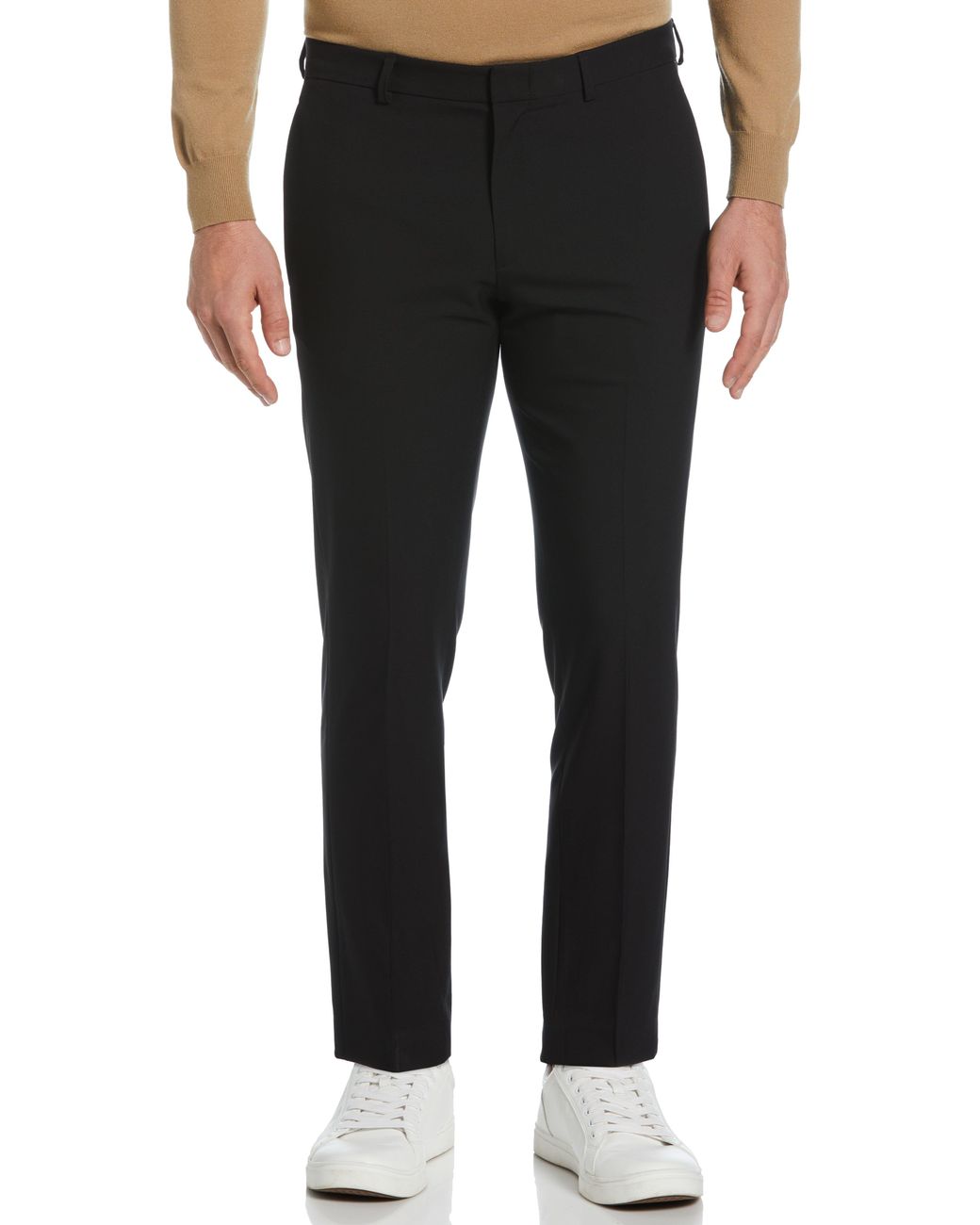 Perry Ellis Very Slim Fit Tech Portfolio Dress Pants in Black for Men ...