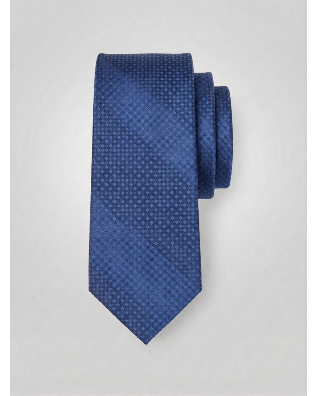 Perry Ellis Gray Slim Fit Solid Plain Weave Necktie for men