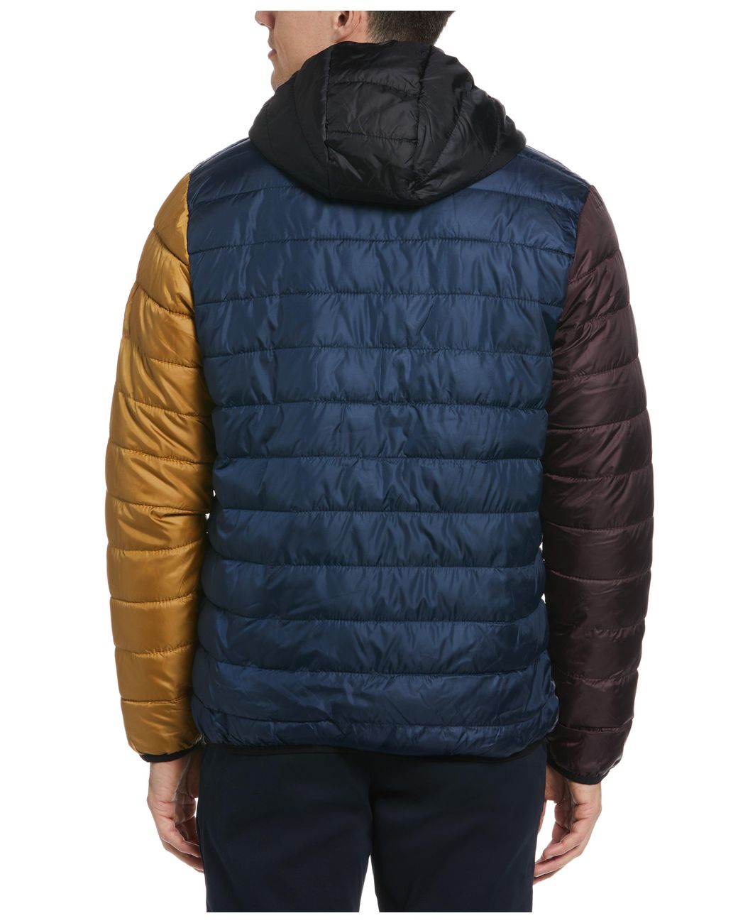 Perry ellis nylon packable quilted jacket on sale