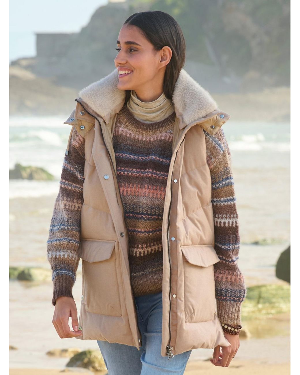 WEGA GREEN GOOSE Natural 2-In-1-Jacke, Gr. S