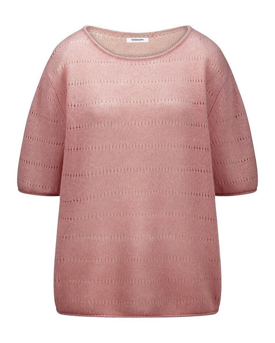 Peter Hahn Pink Pullover Aus 100% Kaschmir