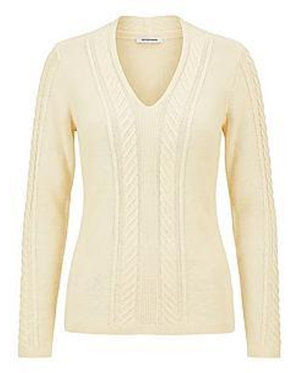 Peter Hahn Natural V-Pullover Kaschmir