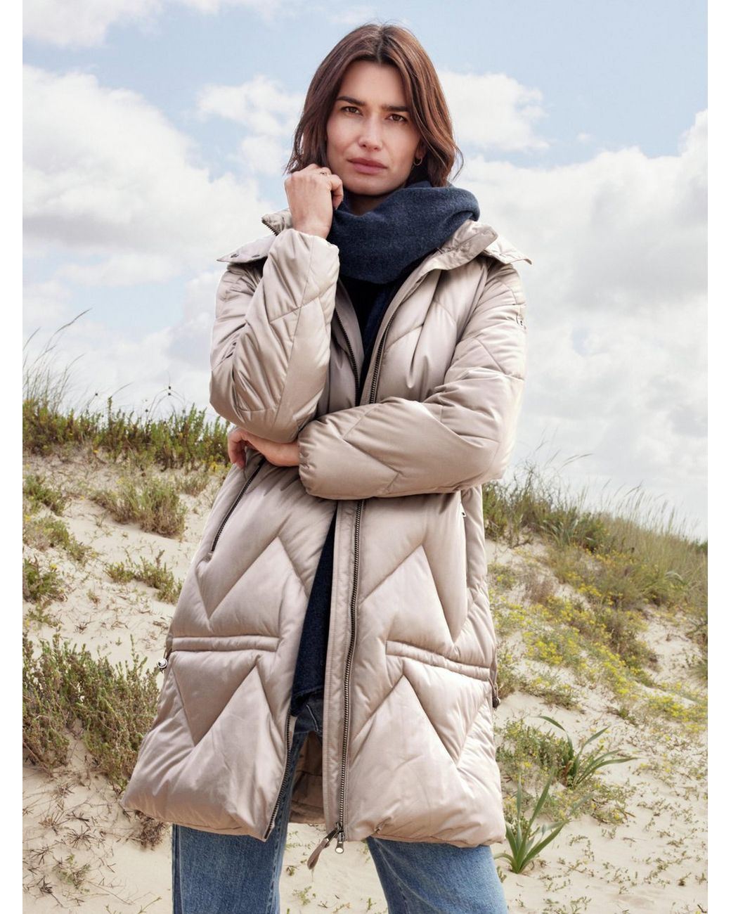 WEGA GREEN GOOSE Natural Steppjacke, Gr. S