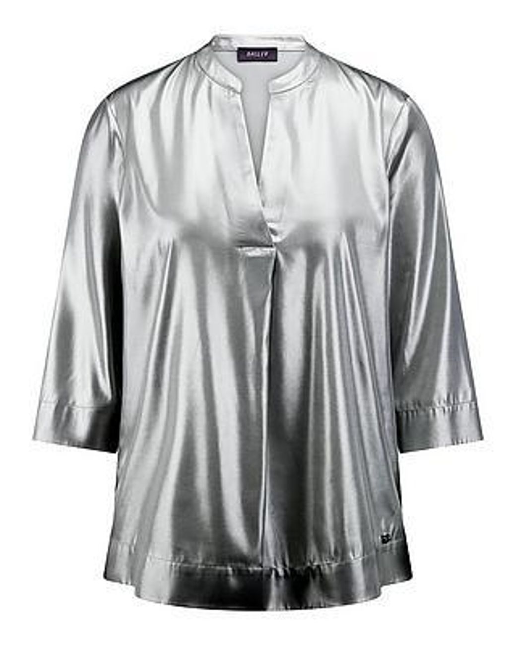Basler Blouse Opstaande Kraag Van in het Gray