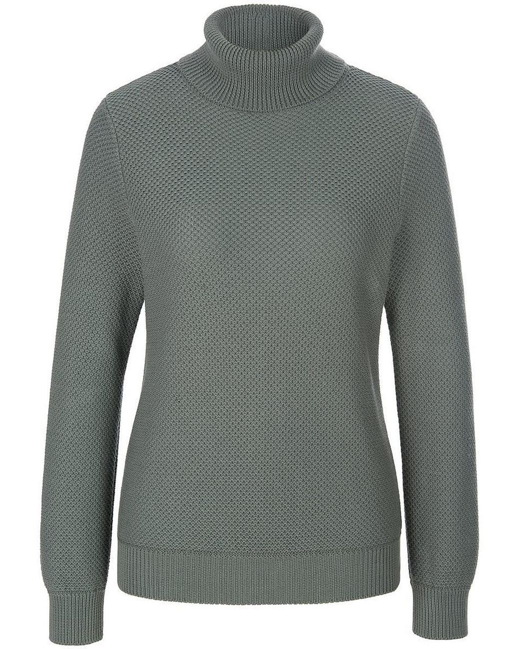 Peter Hahn Gray Rollkragen-Pullover