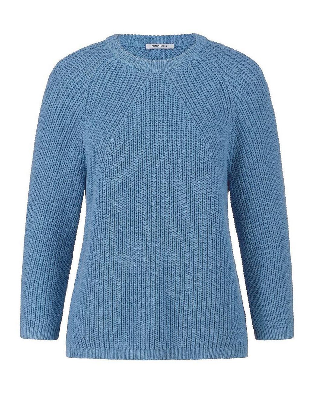 Peter Hahn Blue Rundhals-Pullover
