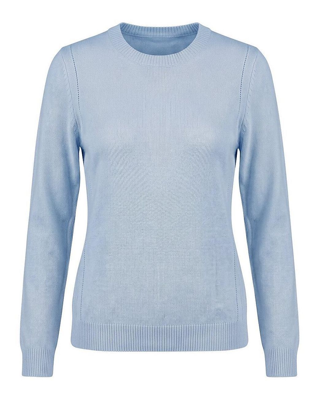 Peter Hahn Blue Rundhals-Pullover