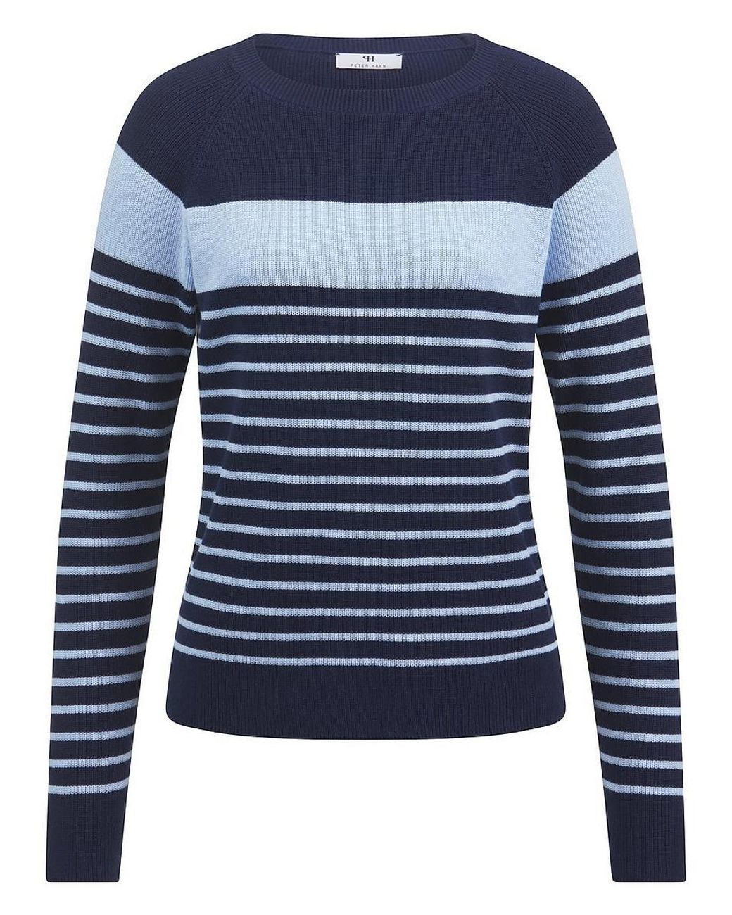 Peter Hahn Blue Rundhals-Pullover