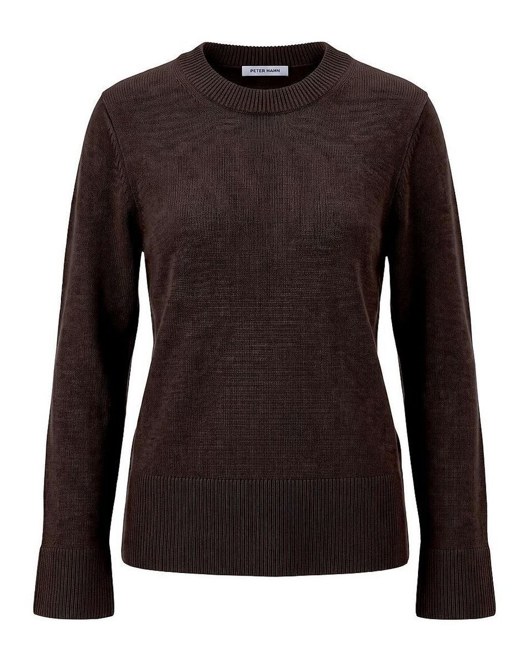 Peter Hahn Black Rundhals-Pullover