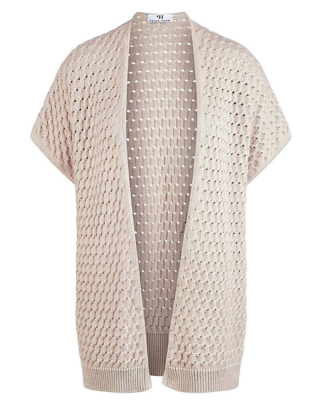 Peter Hahn White Strickweste