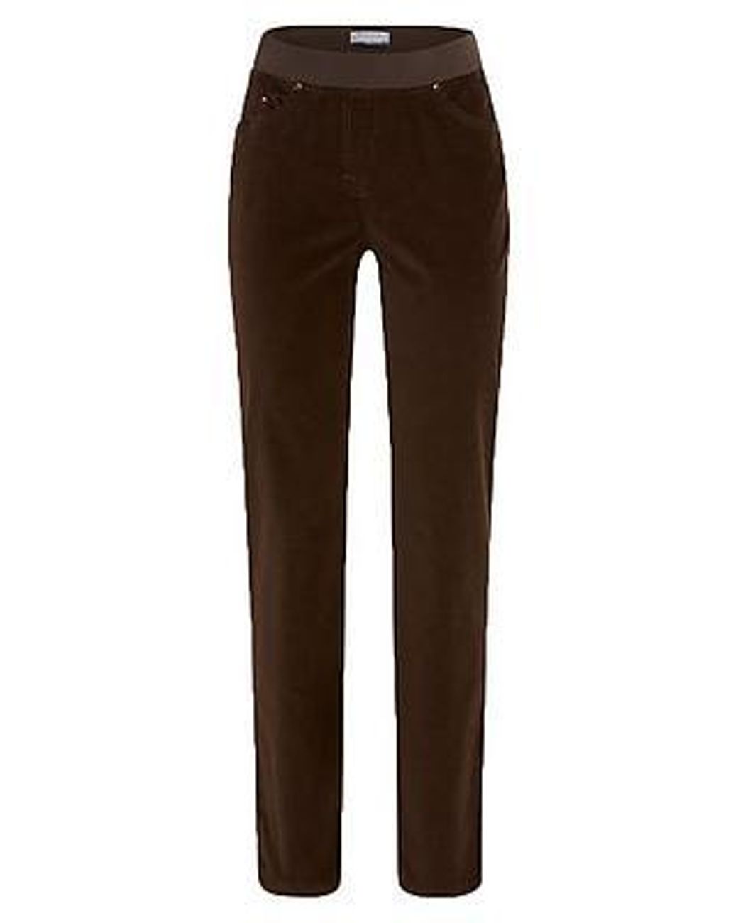 RAPHAELA by BRAX 7/8-Broek Van in het Brown
