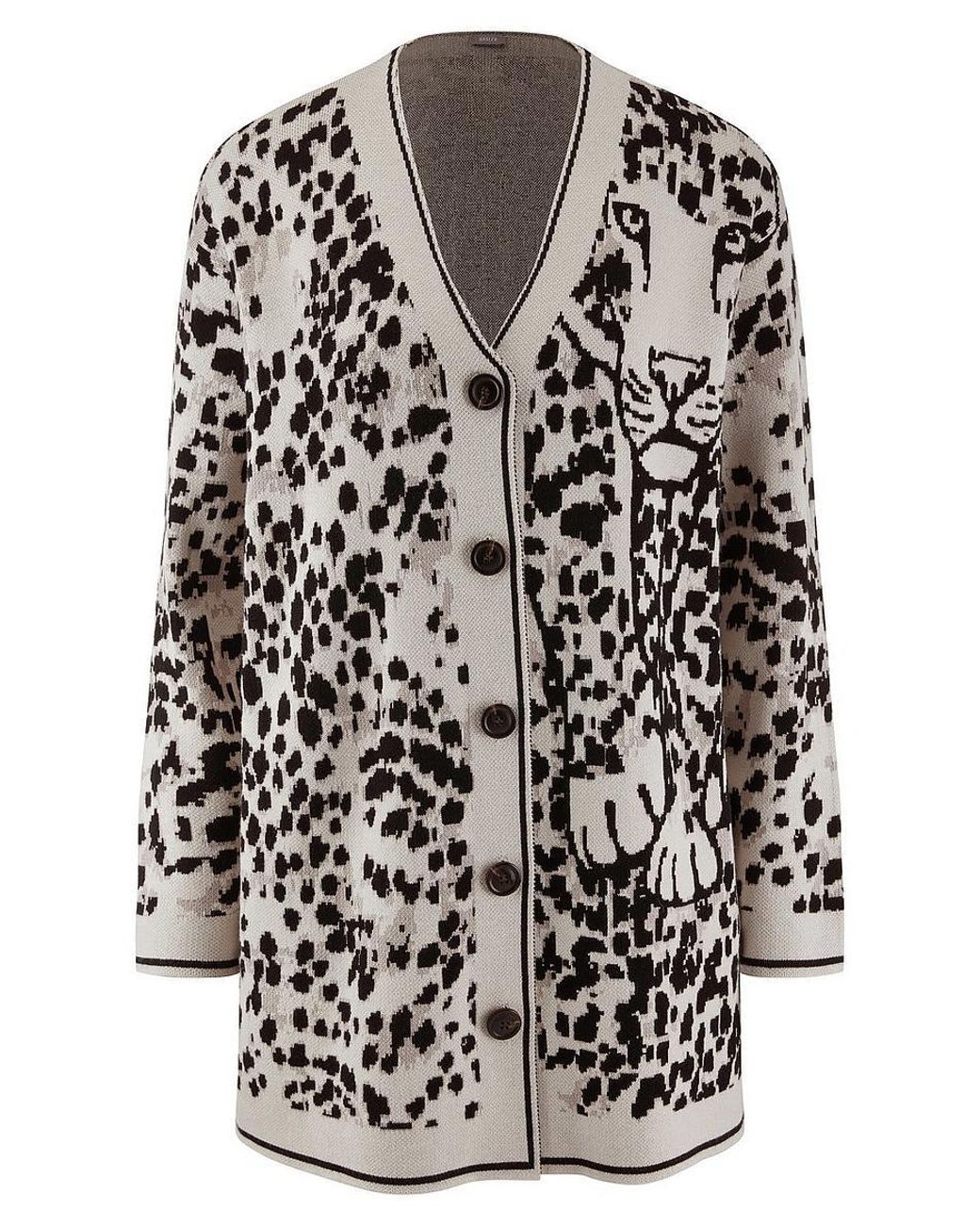 Basler Gray Long-Cardigan, Gr. S
