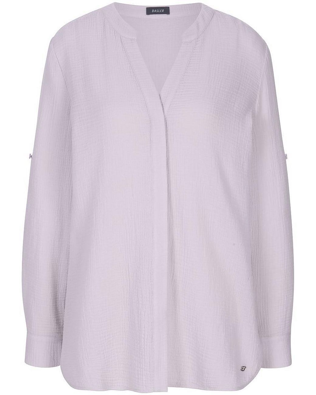 Basler Purple Long-Bluse, Gr. S