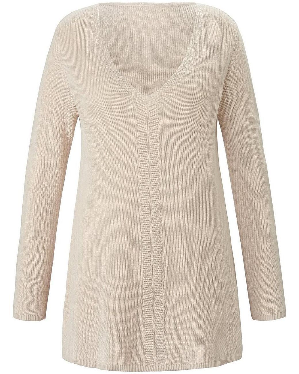 Emilia Lay Natural V-Pullover