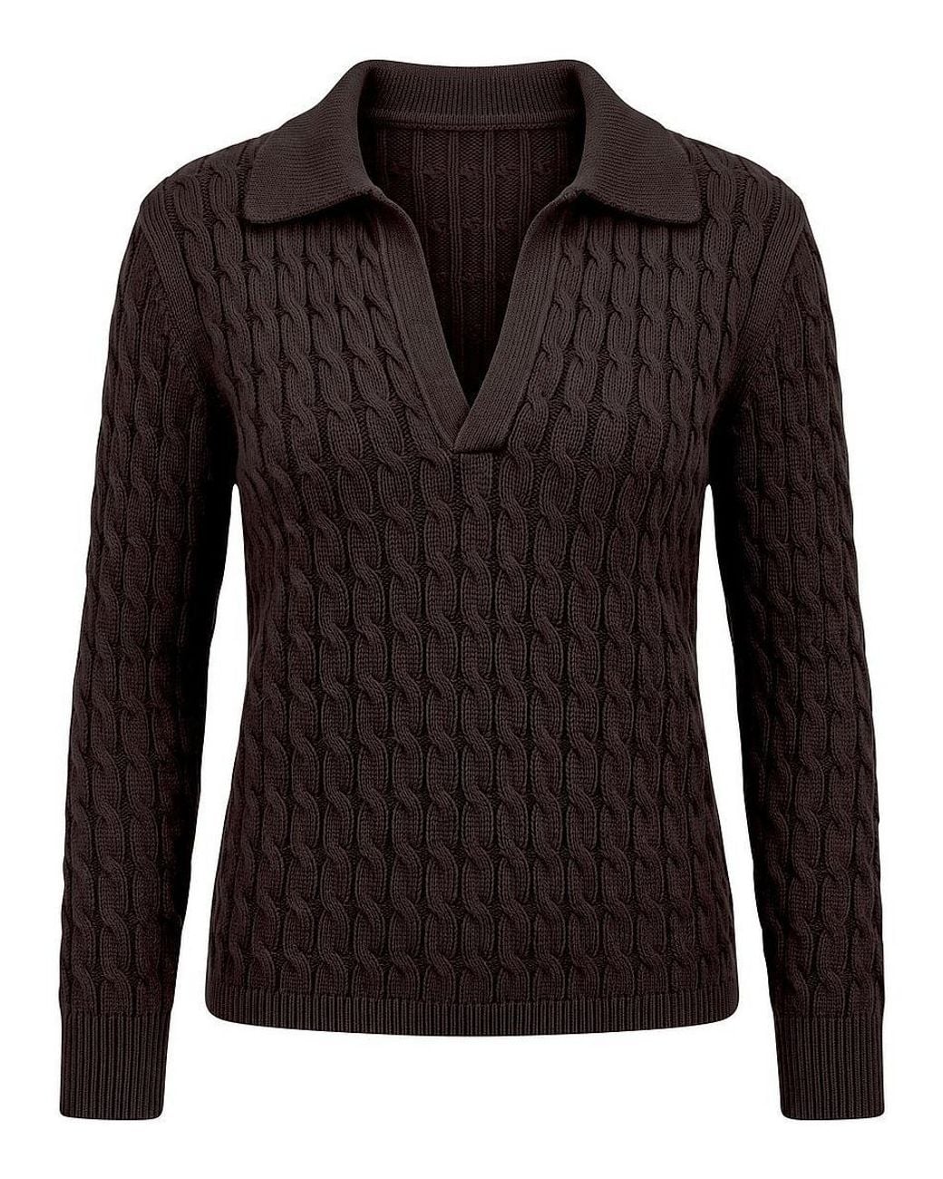 Peter Hahn Black Polo-Pullover