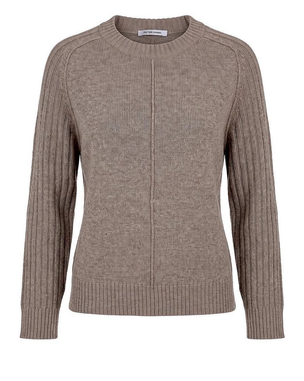 Peter Hahn Brown Rundhals-Pullover