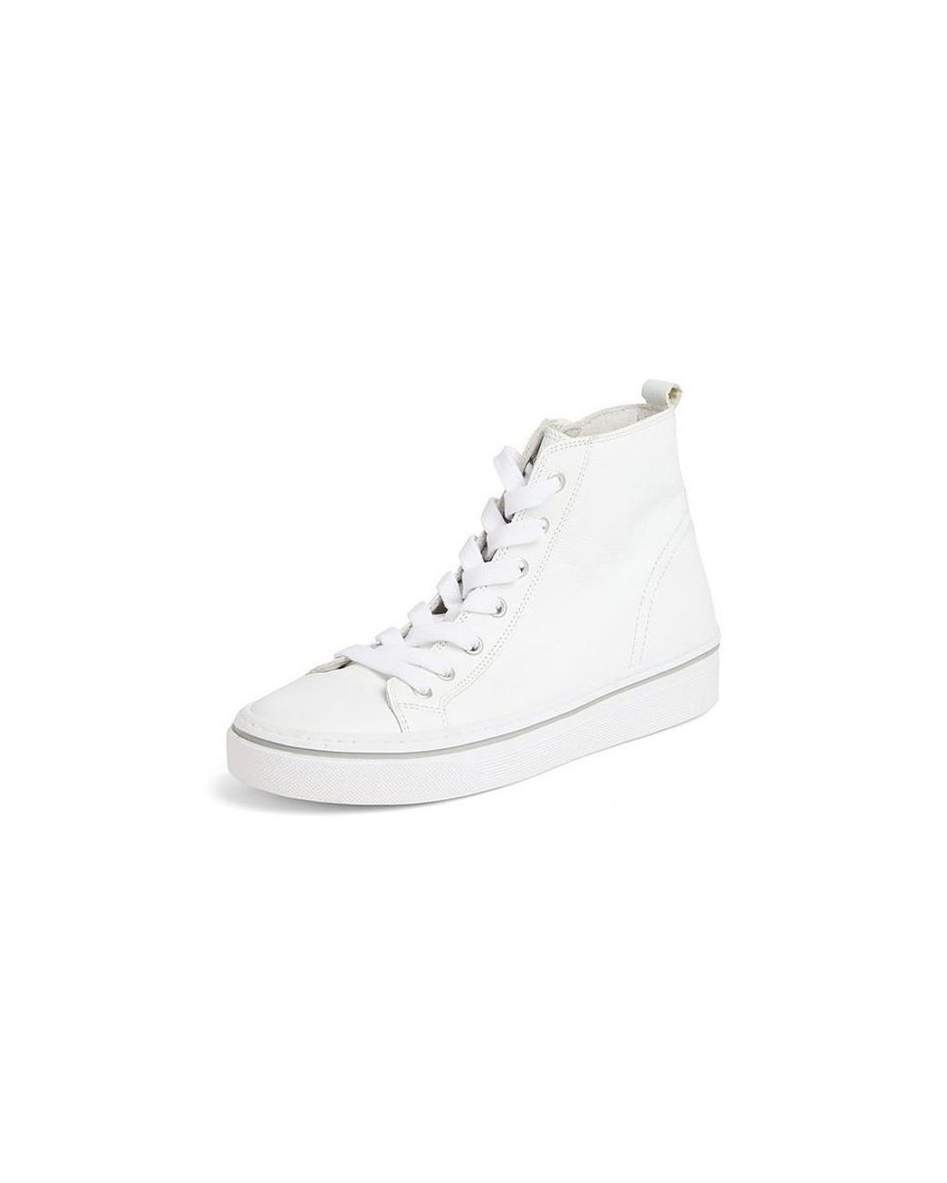 Gabor Knochelhoher sneaker gr. 37 orthopadische einlagen leder in WeiB Lyst DE
