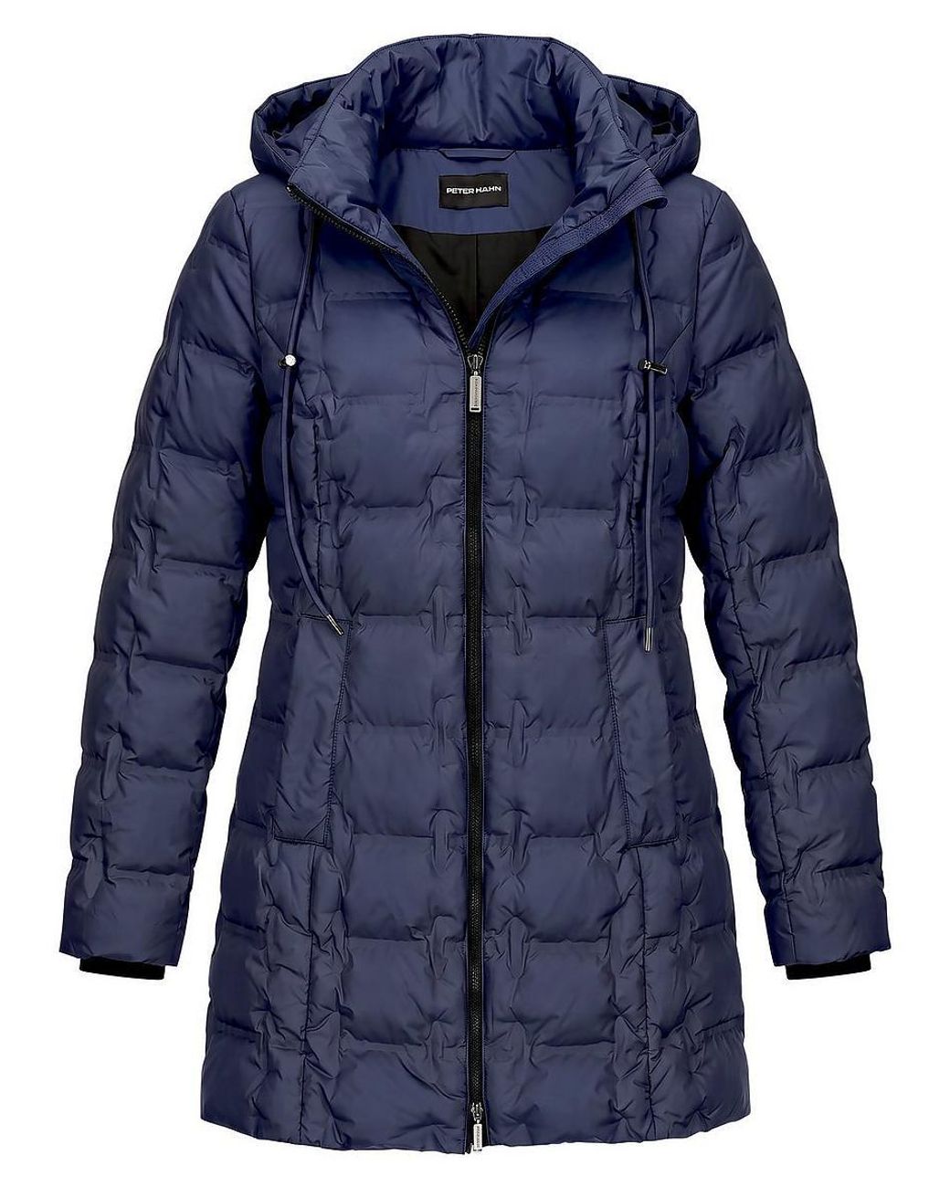 Peter Hahn Blue Long-Steppjacke