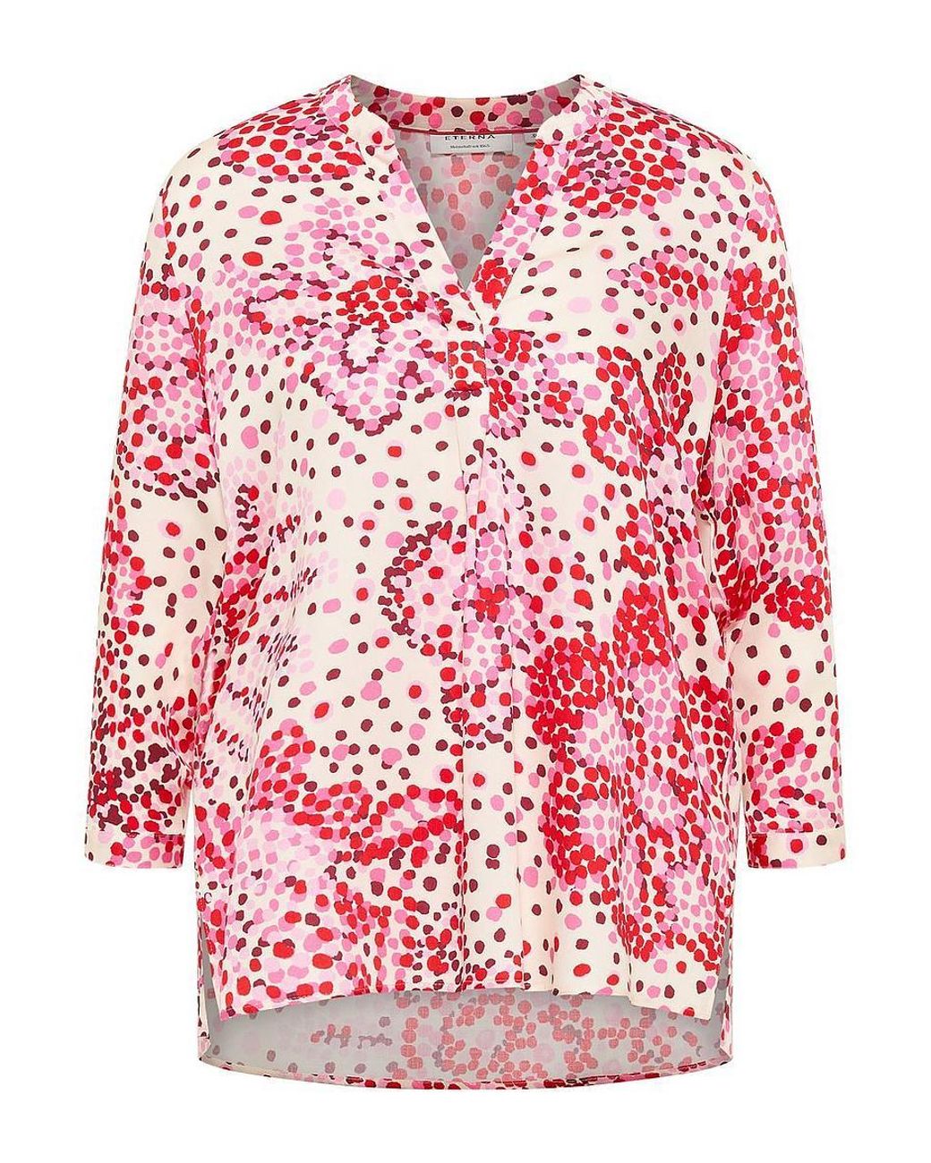 Eterna Red Bluse 3/4-Arm