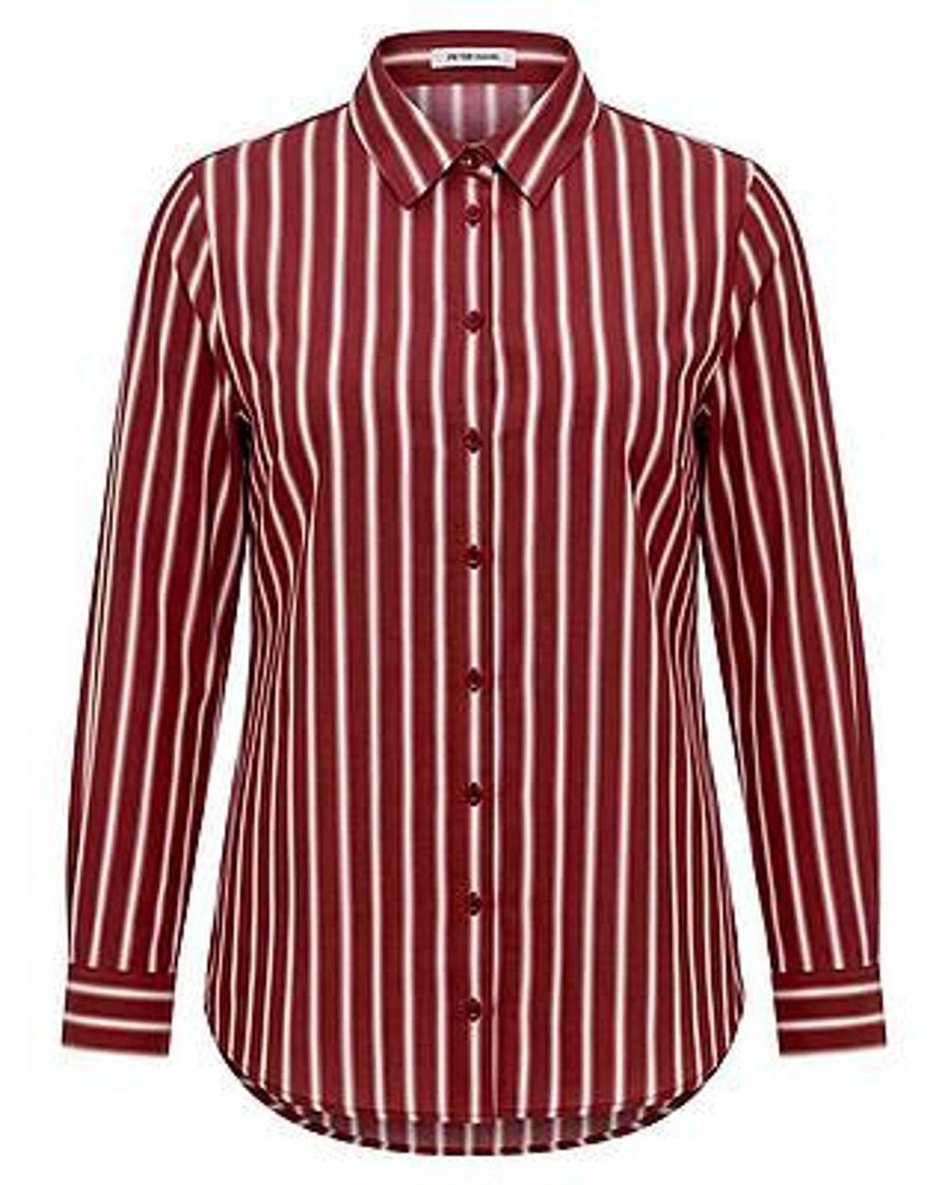 Peter Hahn Lange Blouse Van in het Red