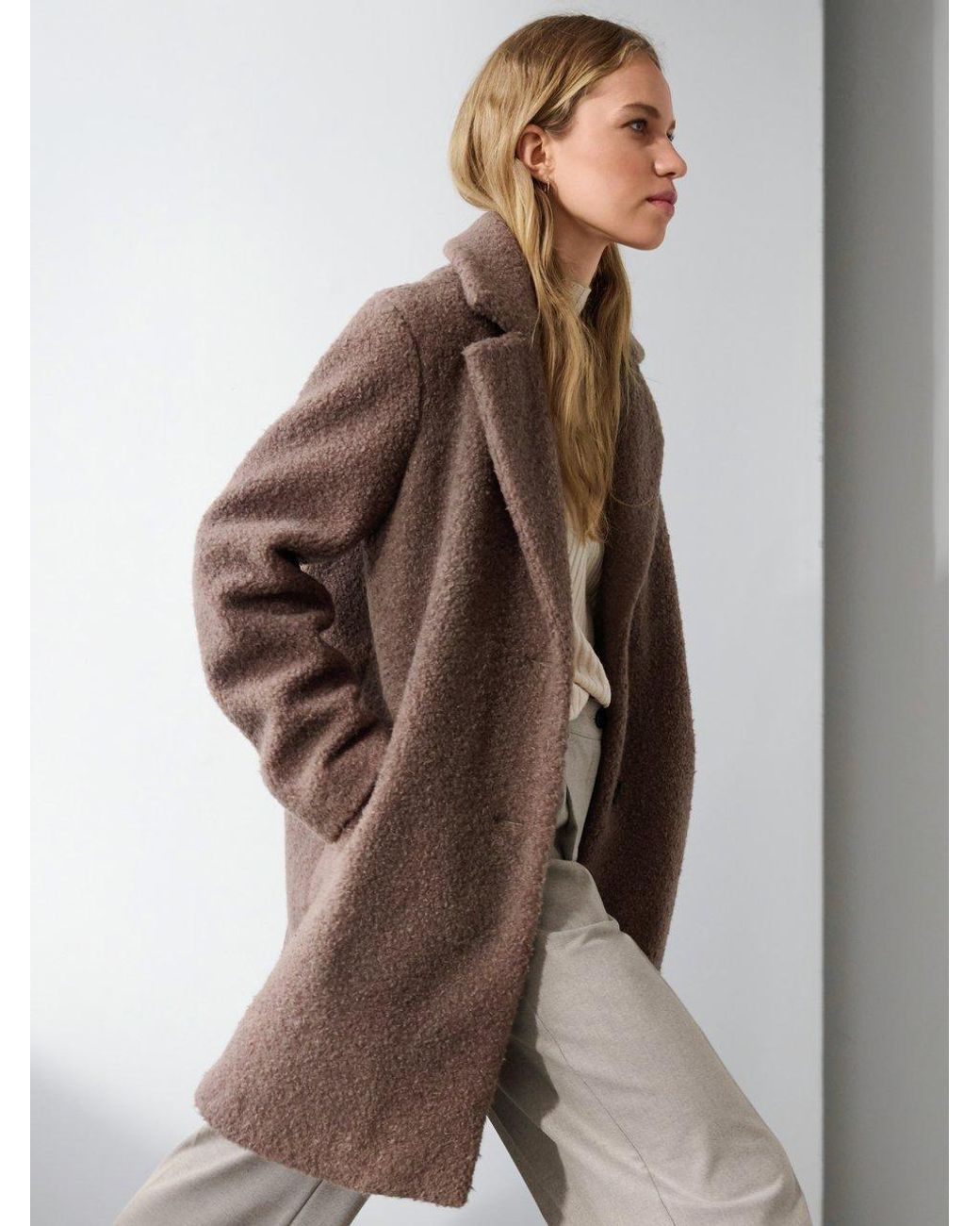 Teddy Mantel Mantel Basler Basler Teddy-mantel, 40, Kunstfaser In