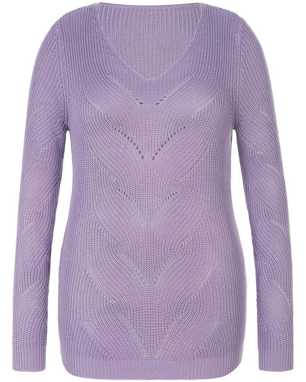 Emilia Lay Purple V-Pullover